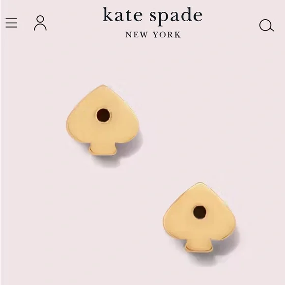 RARE Kate Spade House Black Cat Pavé Linear Earrings Gold - Picture 4 of 10